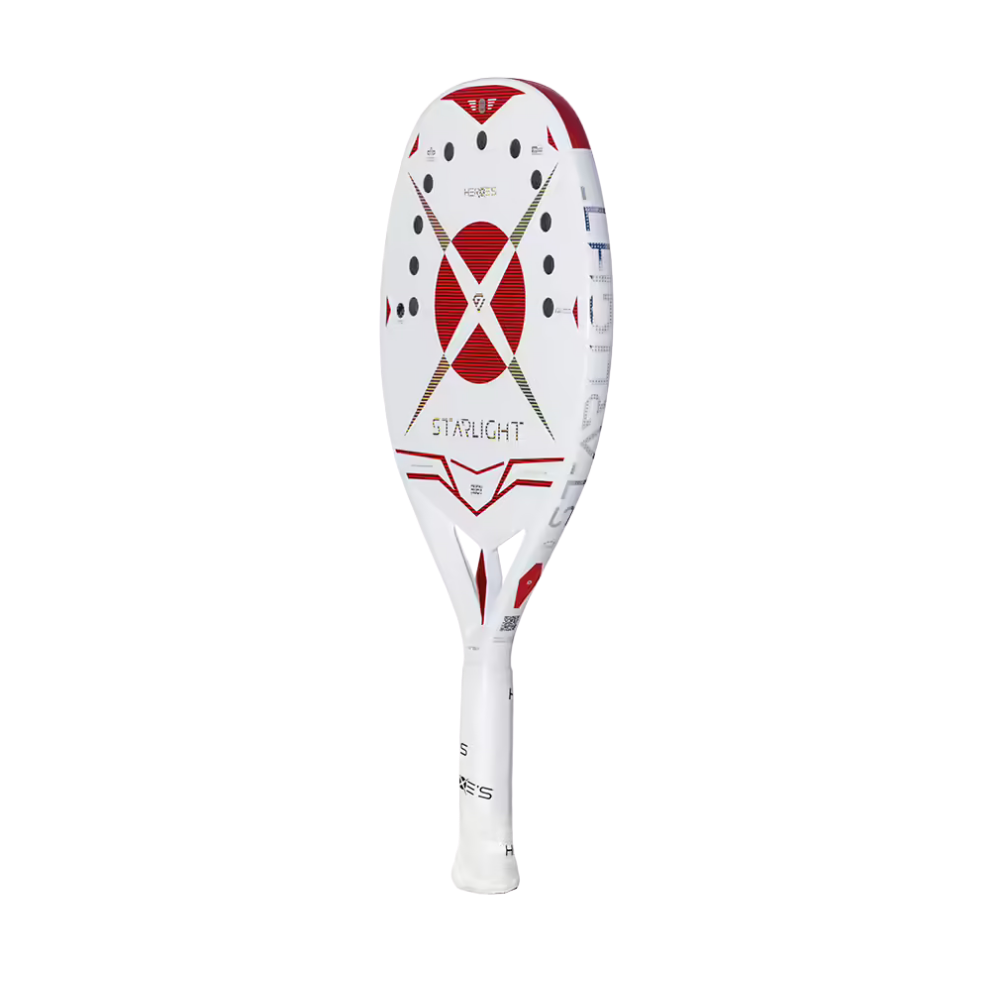 Heroes Starlight 2026 beach tennis racket with Glipper treatment for enhanced grip and control